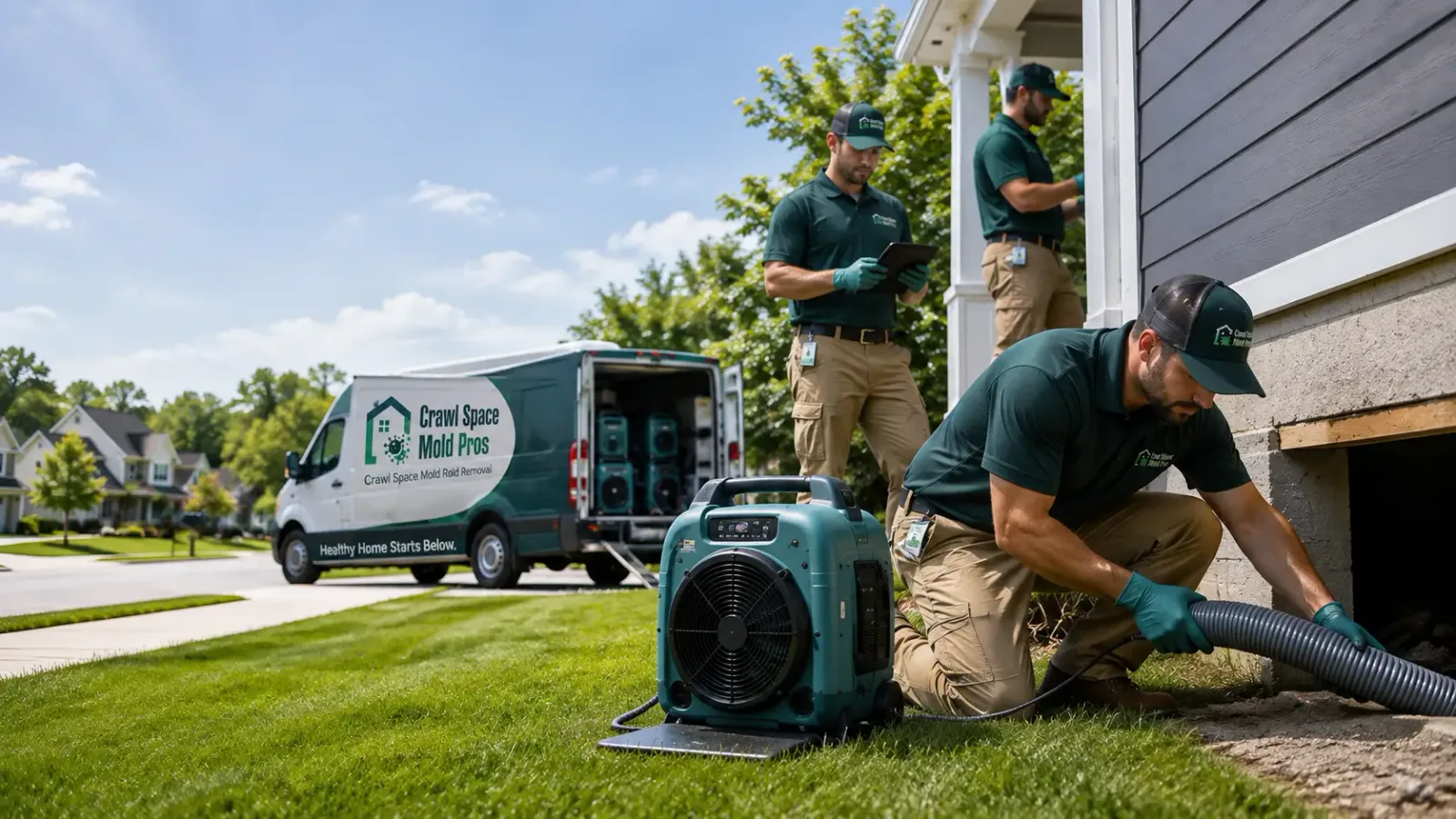Crawl Space Mold Removal in Derby, IN